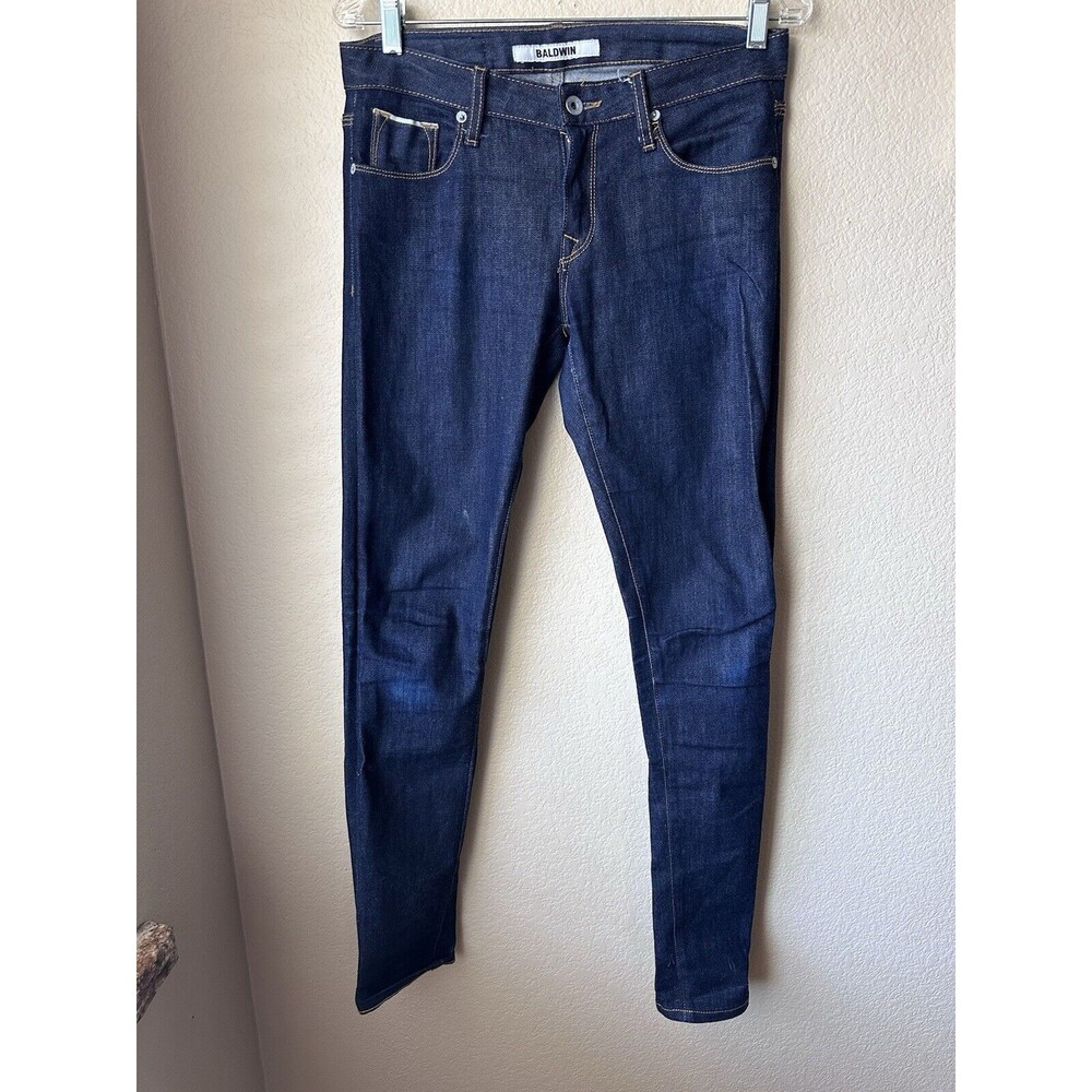 Baldwin The Ten The Skinny Jeans Men’s 28x32 Blue Selvedge Denim Kansas City USA